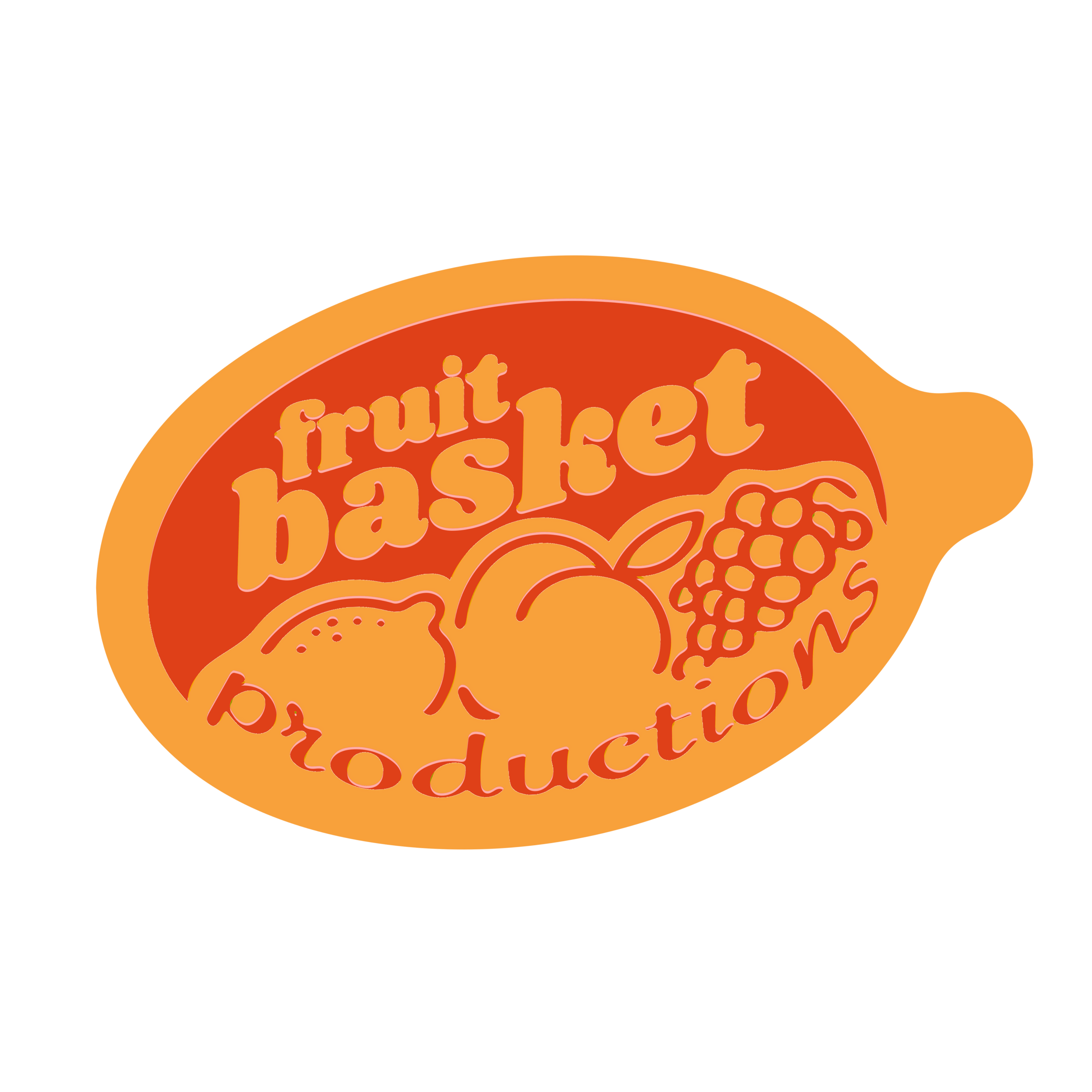 'fruit basket productions' fruit sticker - orange creamsicle (1)