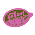 'fruit basket productions' fruit sticker - plum (1)