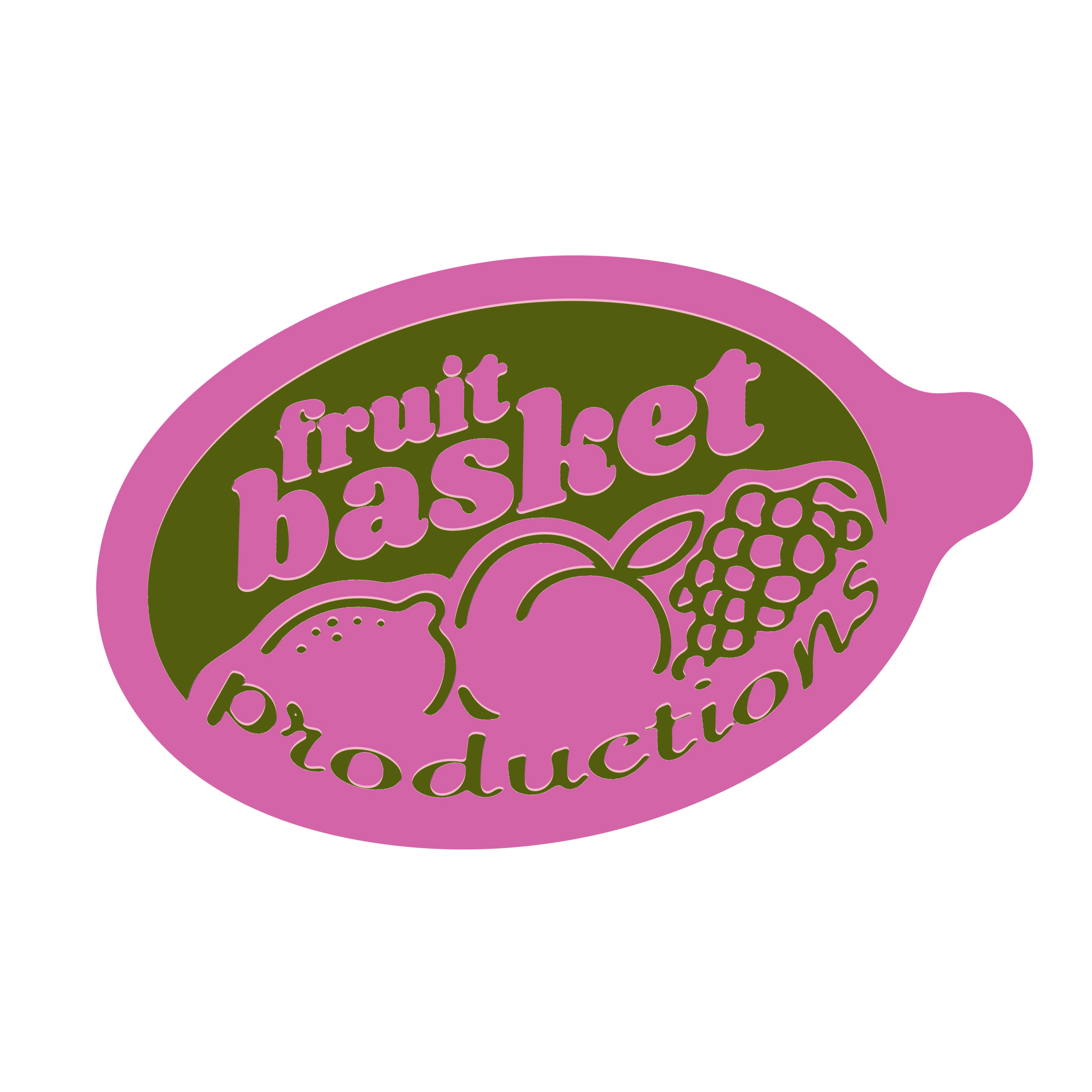 'fruit basket productions' fruit sticker - plum (1)